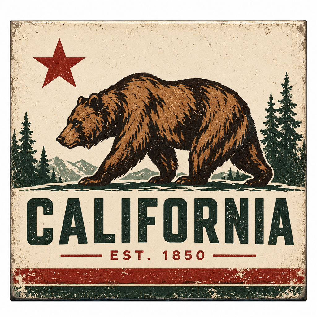 California Magnet Collection 2.5x.2.5