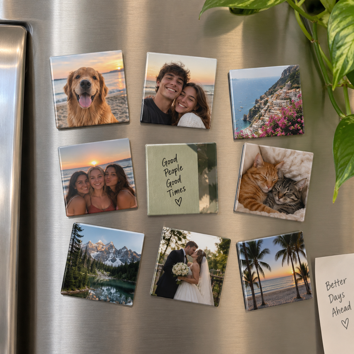 Custom 2.5" × 2.5" Photo Magnets